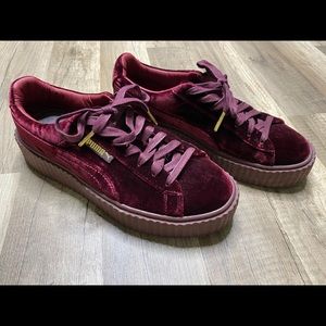 Fenty X Puma By Rihanna Velvet Burgundy Sz 8.5